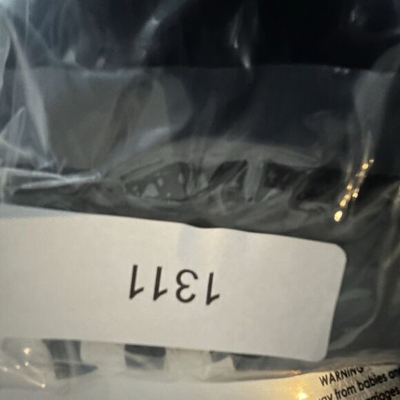 VTG Y2K Adidas Track Pants Men's Large Wide Leg Baggy Joggers Black White Sweats - Picture 15 of 15